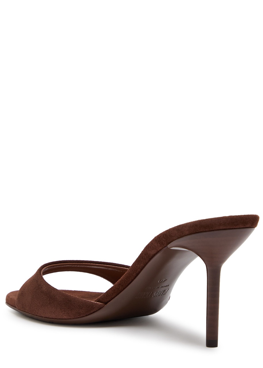 Paris Texas Lidia 70 Suede Mules - 2