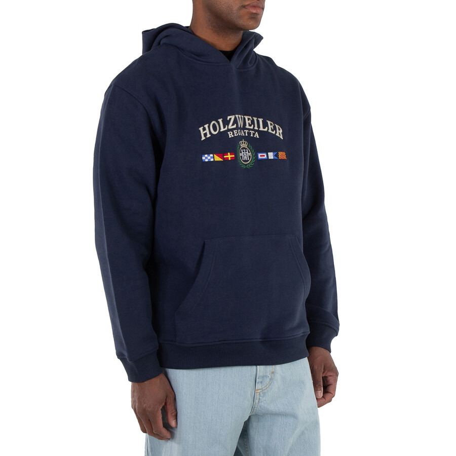 Holzweiler Men's Dk. Blue Fleece Cooper Regatta Hoodie - 3