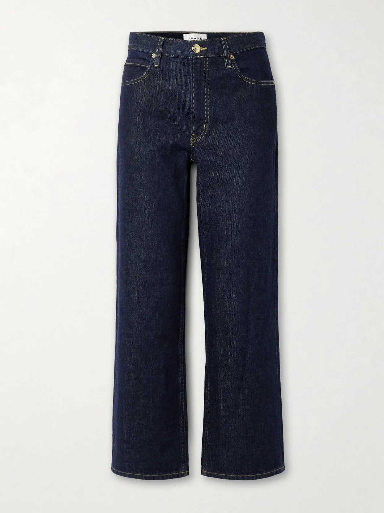 The Hang Cropped High-rise Straight-leg Jeans - 1