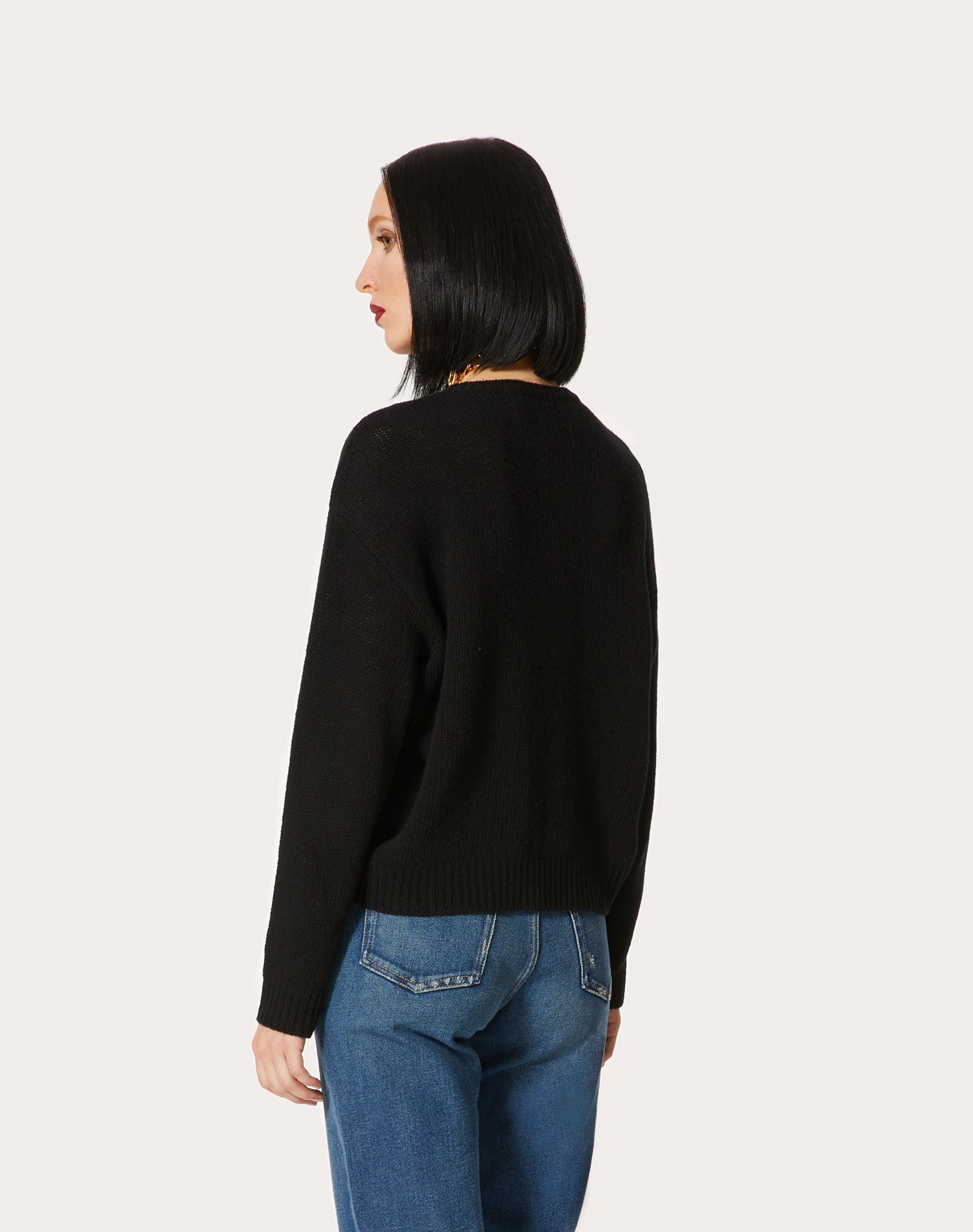 EMBROIDERED WOOL SWEATER - 4