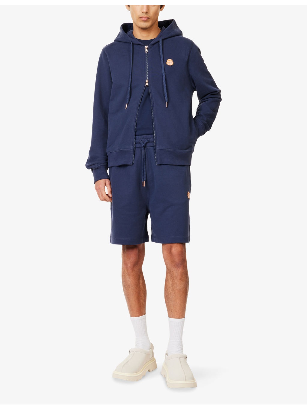 MONCLER X GILGA FARM BY DONALD GLOVER ジップアップパーカー Navy Blue Moncler x Gilga Farm by Donald Glover Reversible