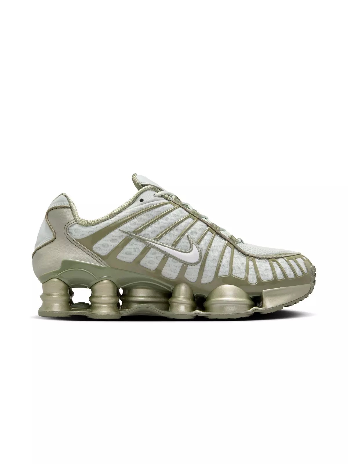 Shox TL "Light Silver/White/Light Army" Women's Shoe - 2