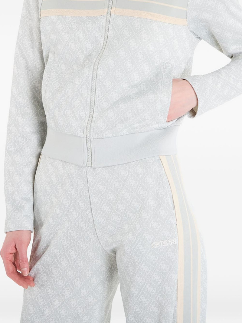 logo-print zip-up jacket 5