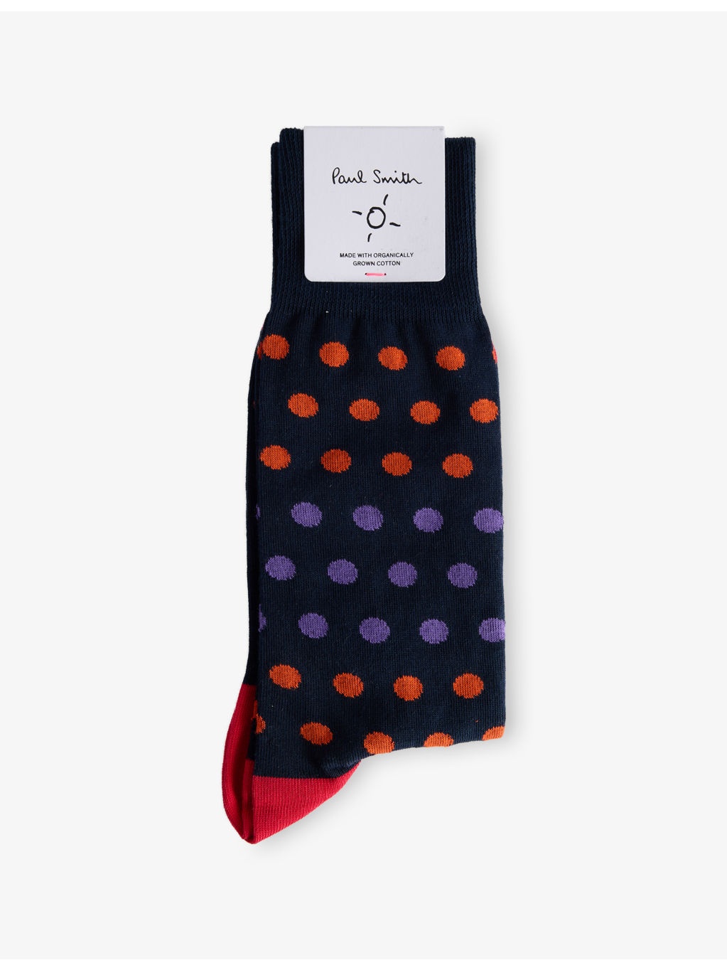 Kingston Polka-Dot Cotton-Blend Socks - 1