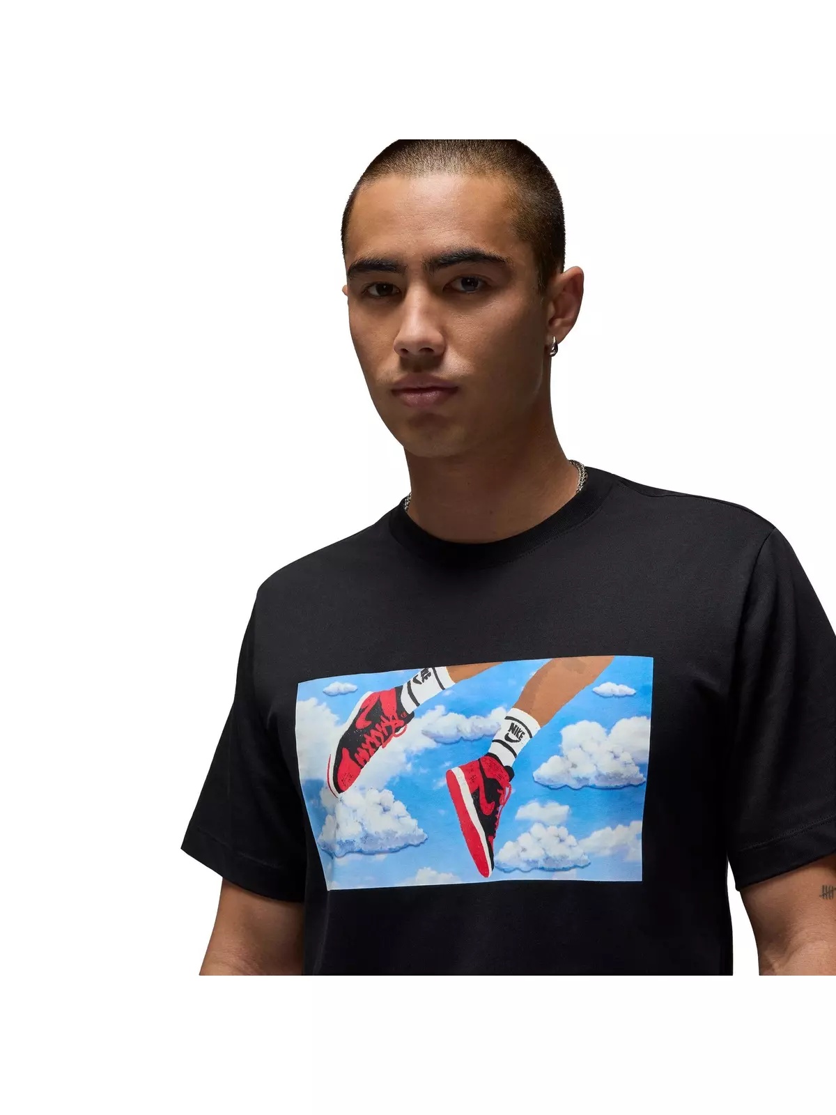 Men's Flight Essentials Short Sleeve Crew T-Shirt -Black - 3