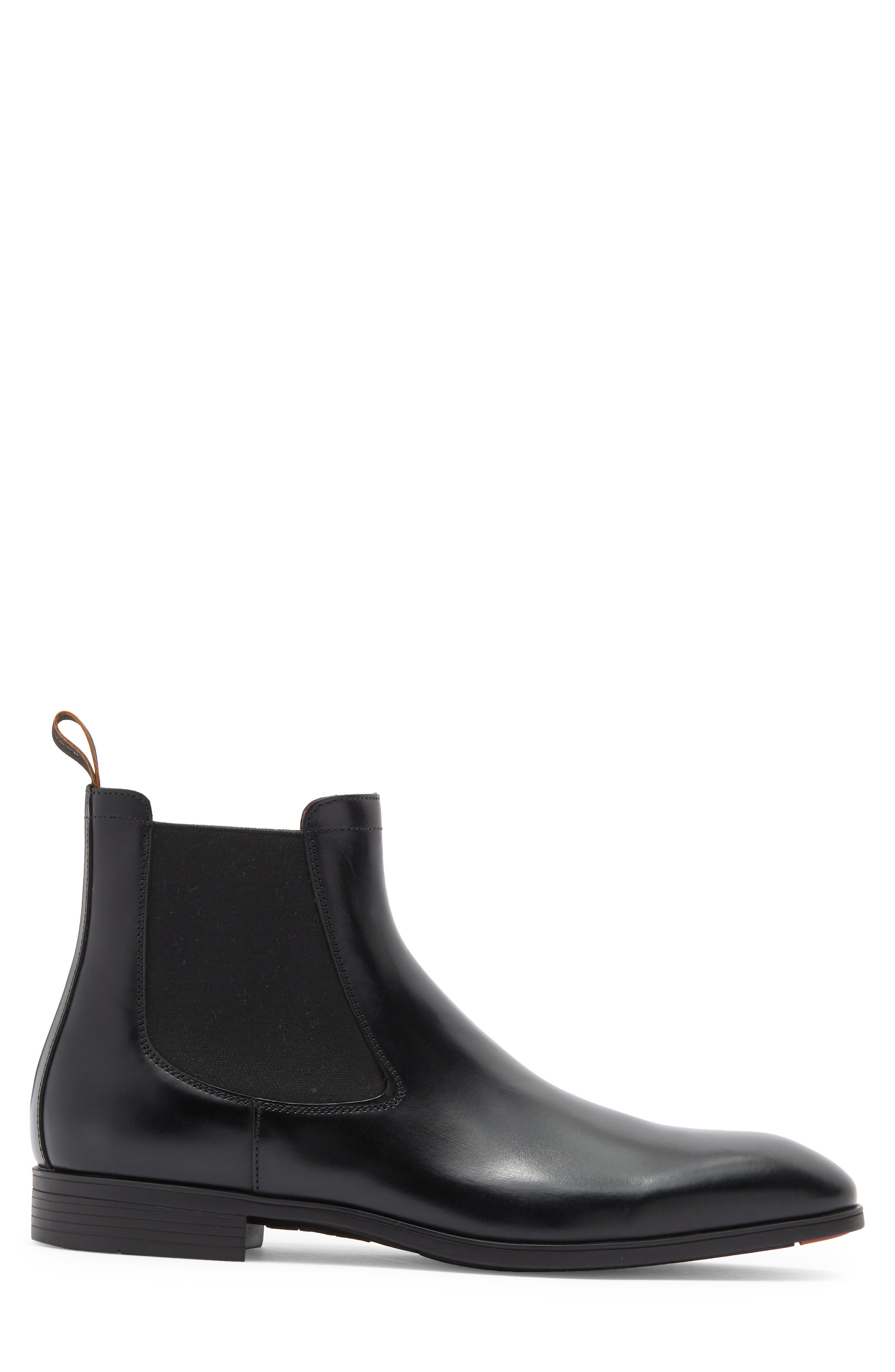 Santoni Detoxify Chelsea Boot in Black at Nordstrom - 3