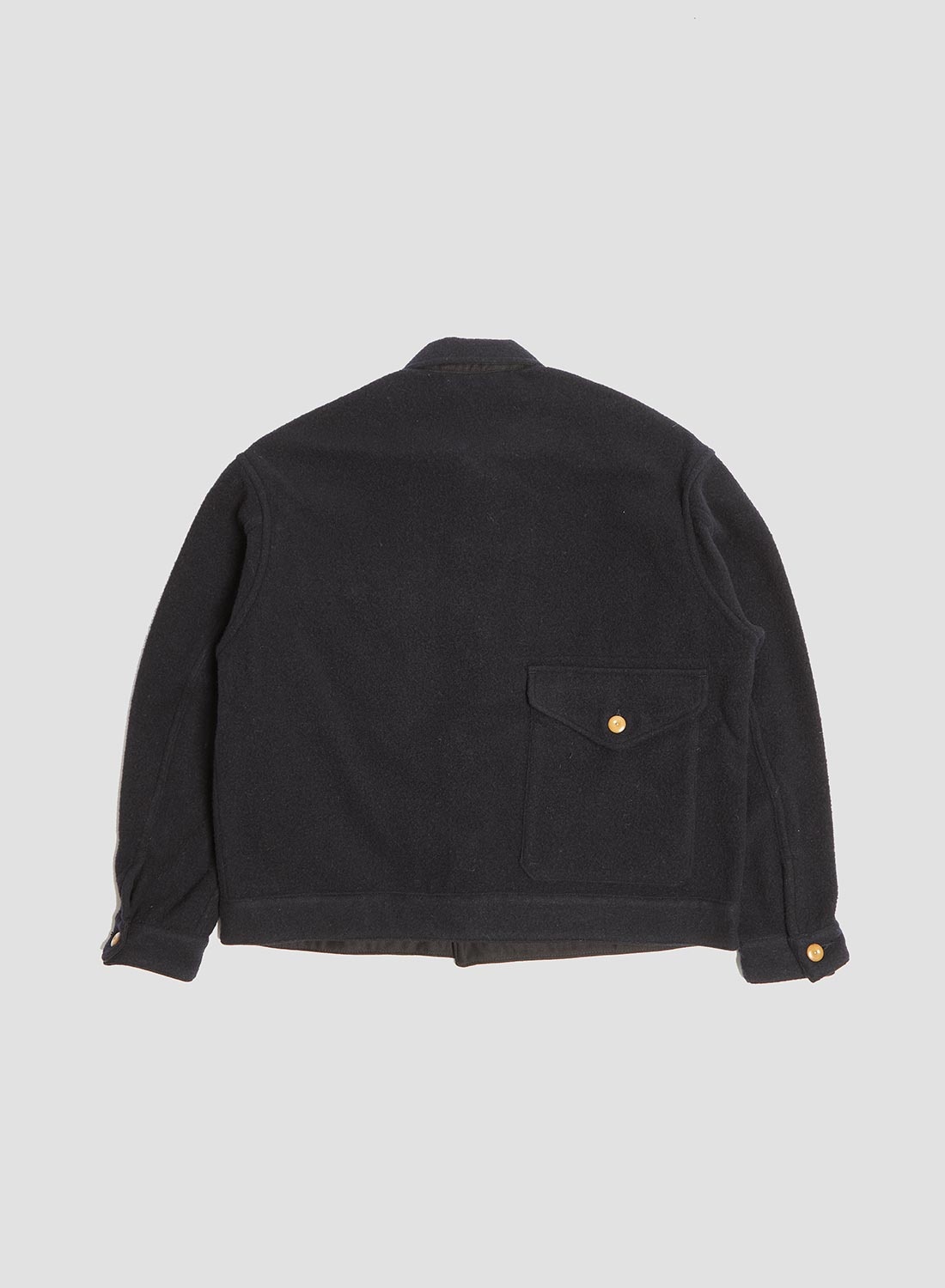 French Work Short Jacket in Dark Navy - 3