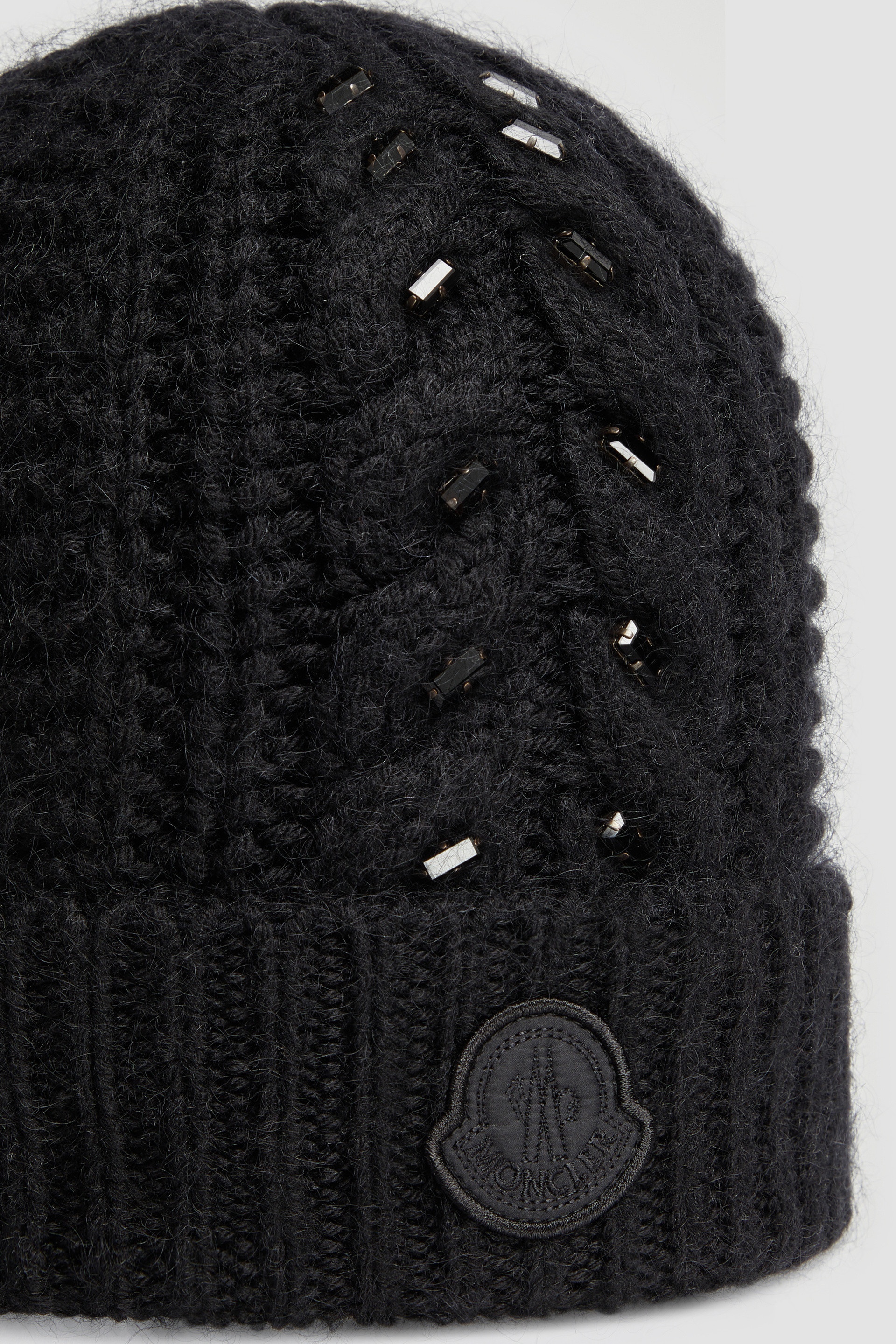 Embroidered Wool & Alpaca Blend Beanie - 3