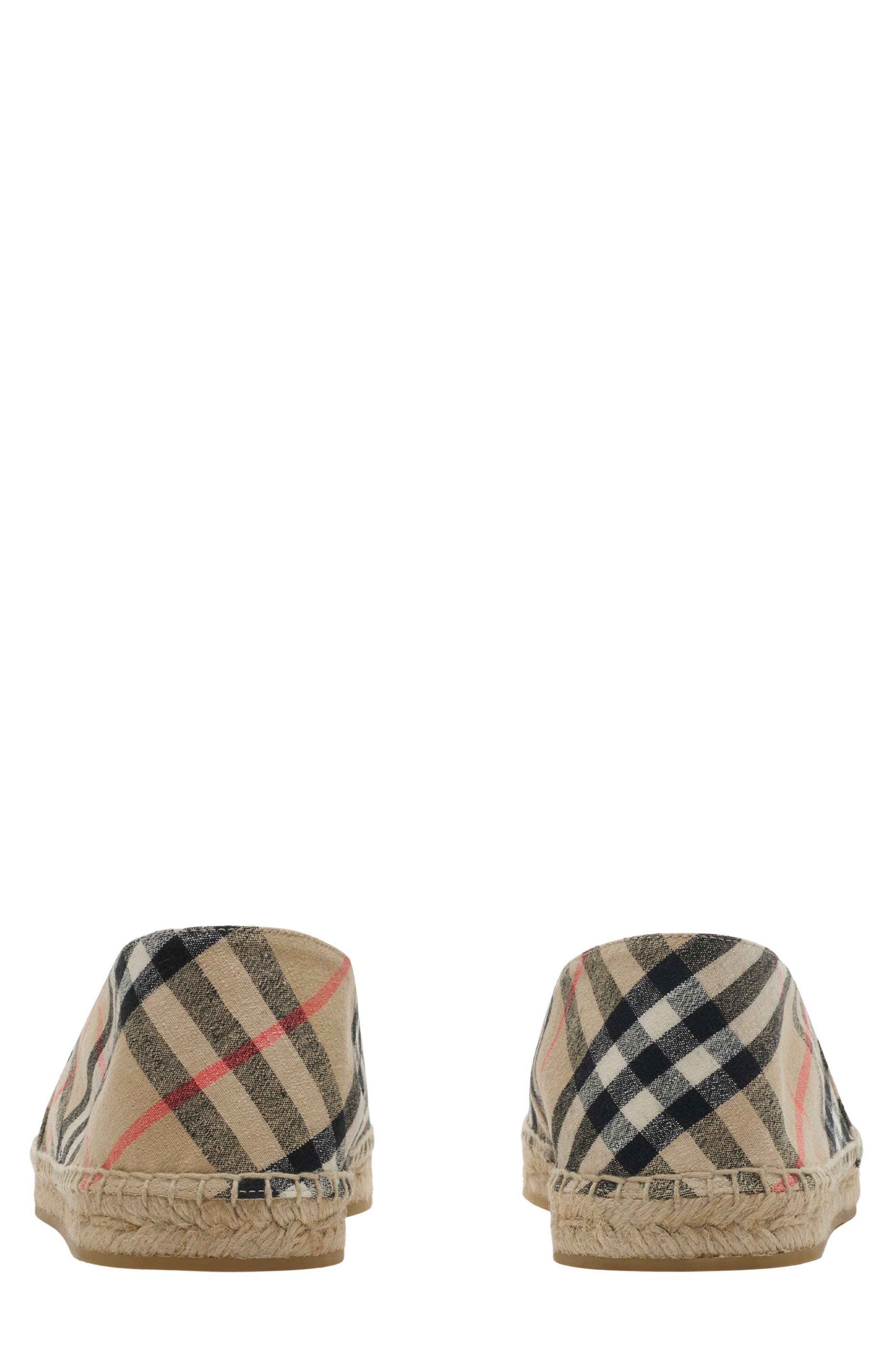 burberry Mews Espadrille in Sand Ip Check at Nordstrom - 5