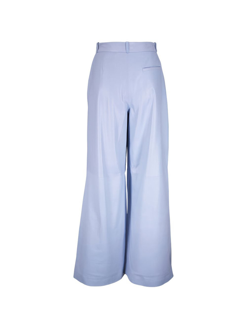 TWP belt-loops leather trousers outlook