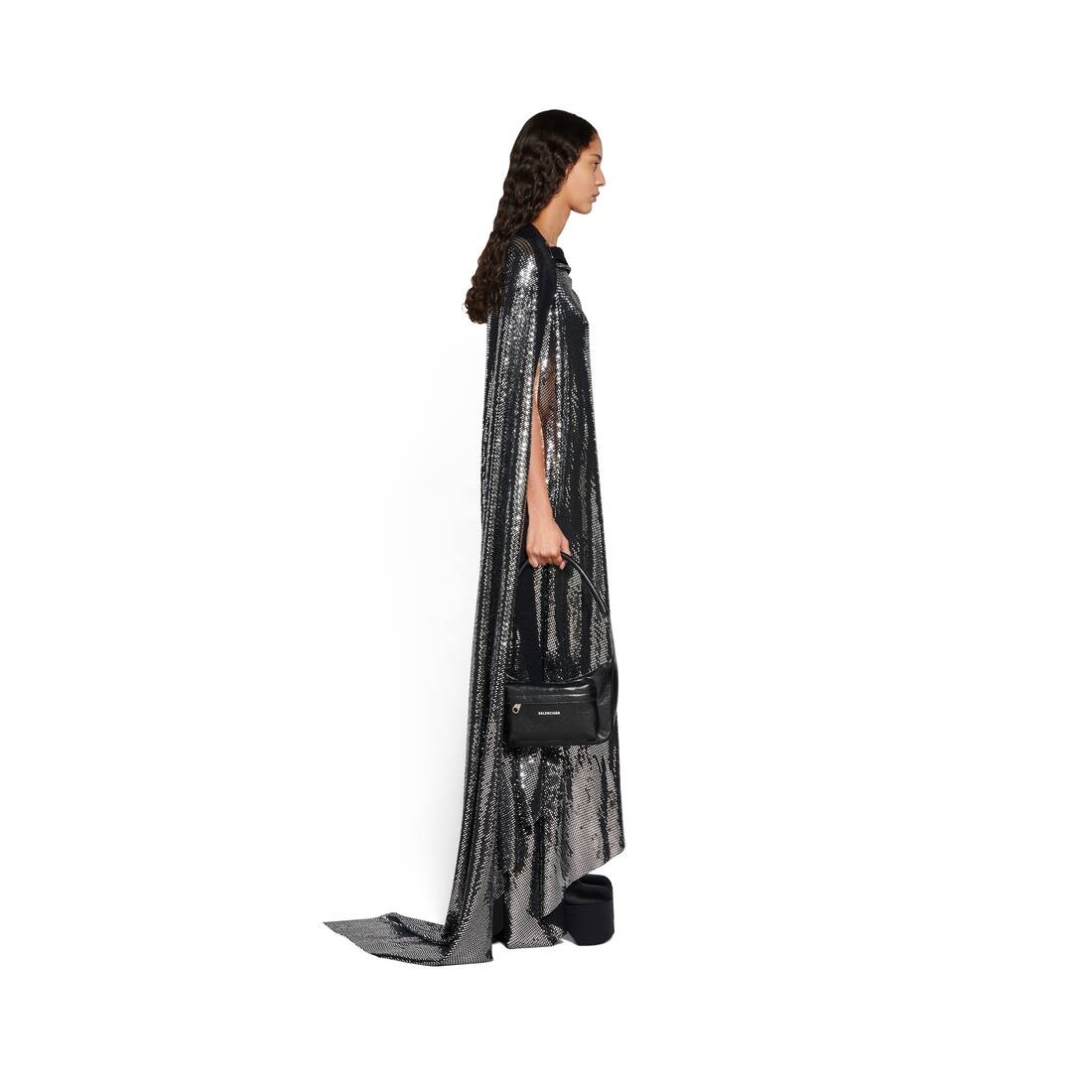 Women's Minimal Gown in Black - 3
