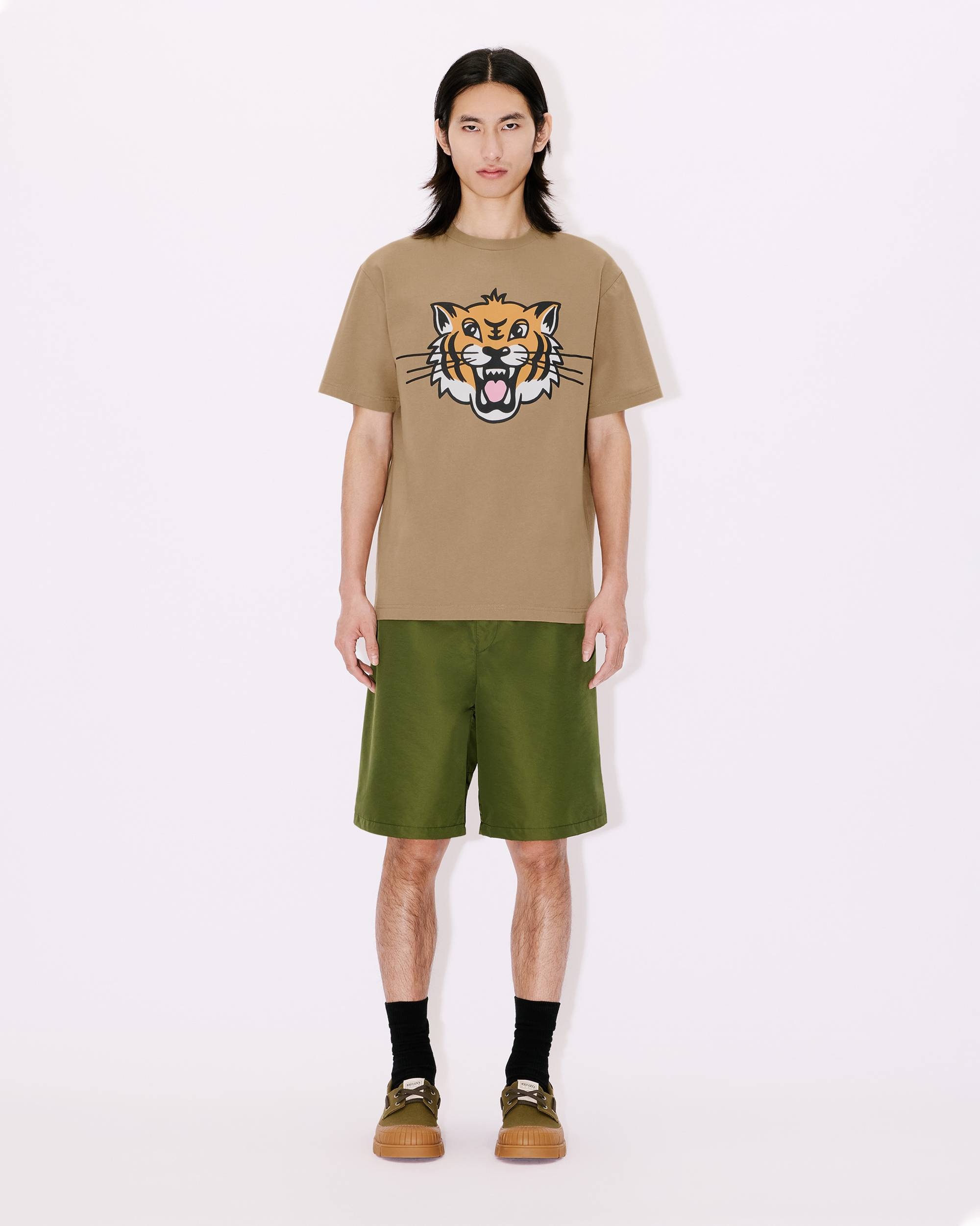 'KENZO Happy Tiger' T-shirt in cotton - 5