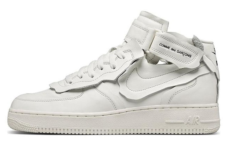 Nike x COMME des GARCONS Air Force 1 Mid 'Triple White' DC3601-100 - 2