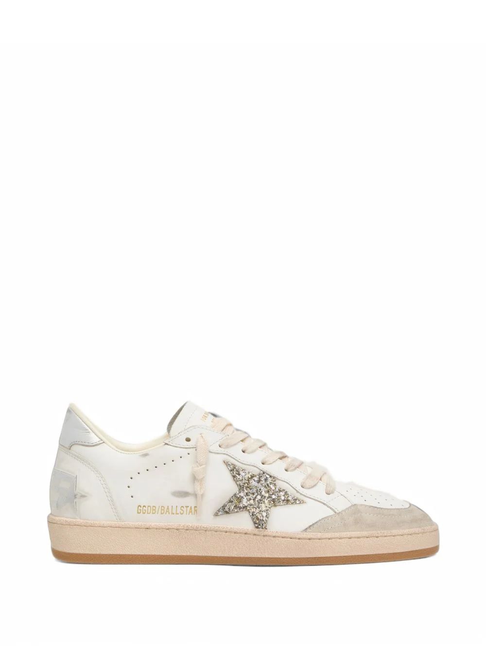Ball Star glitter-patch sneakers - 1
