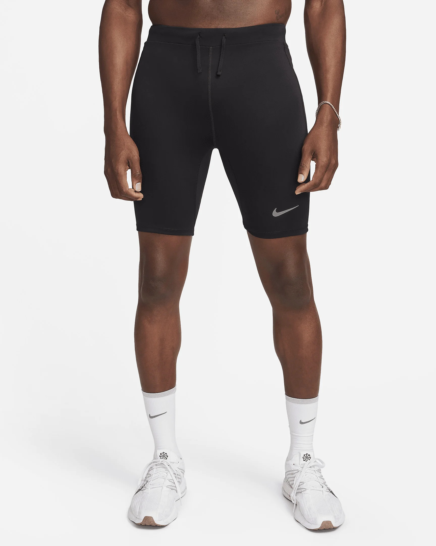Nike Fast Men's Dri-FIT Brief-Lined Running 1/2-Length Tights - 1