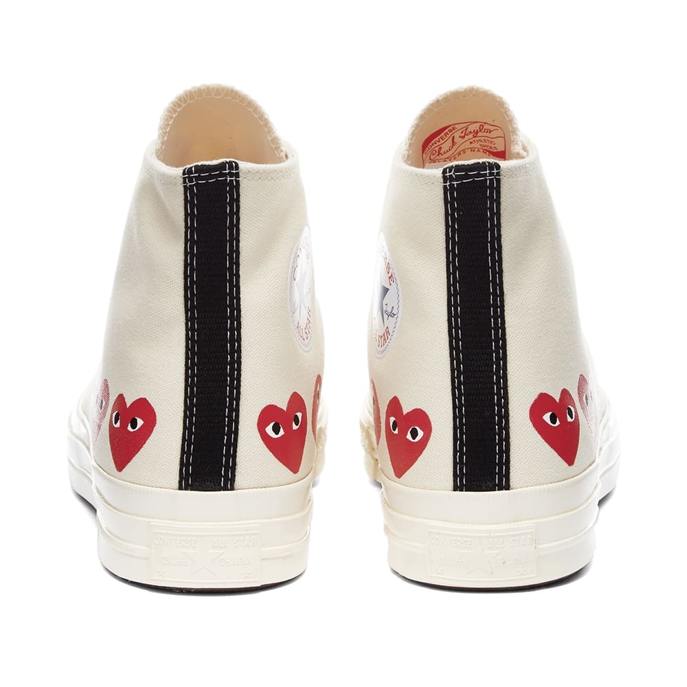 Comme des Garcons Play x Converse Chuck Taylor Multi Heart 1970s Hi - 3