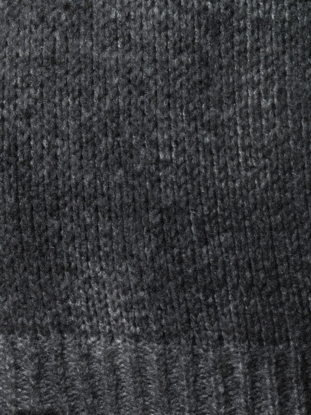 distressed ribbed knit jumper - 5