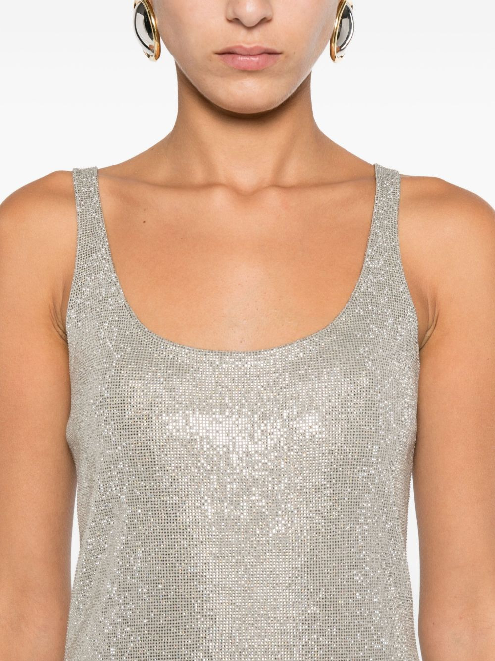 sleeveless mini dress - 5