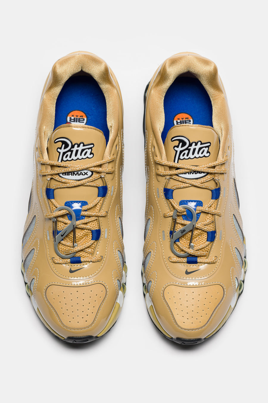 Patta Air Max DN8 SP Sneaker in Club Gold/Game Royal/Metallic Silver - 4