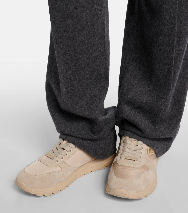 PRAX 2.0 Re-Nylon suede-trimmed sneakers 2