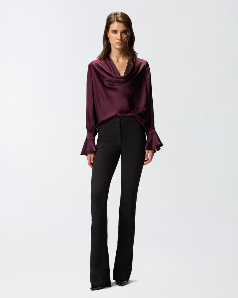 RELAXED-FIT SATIN BLOUSE 5