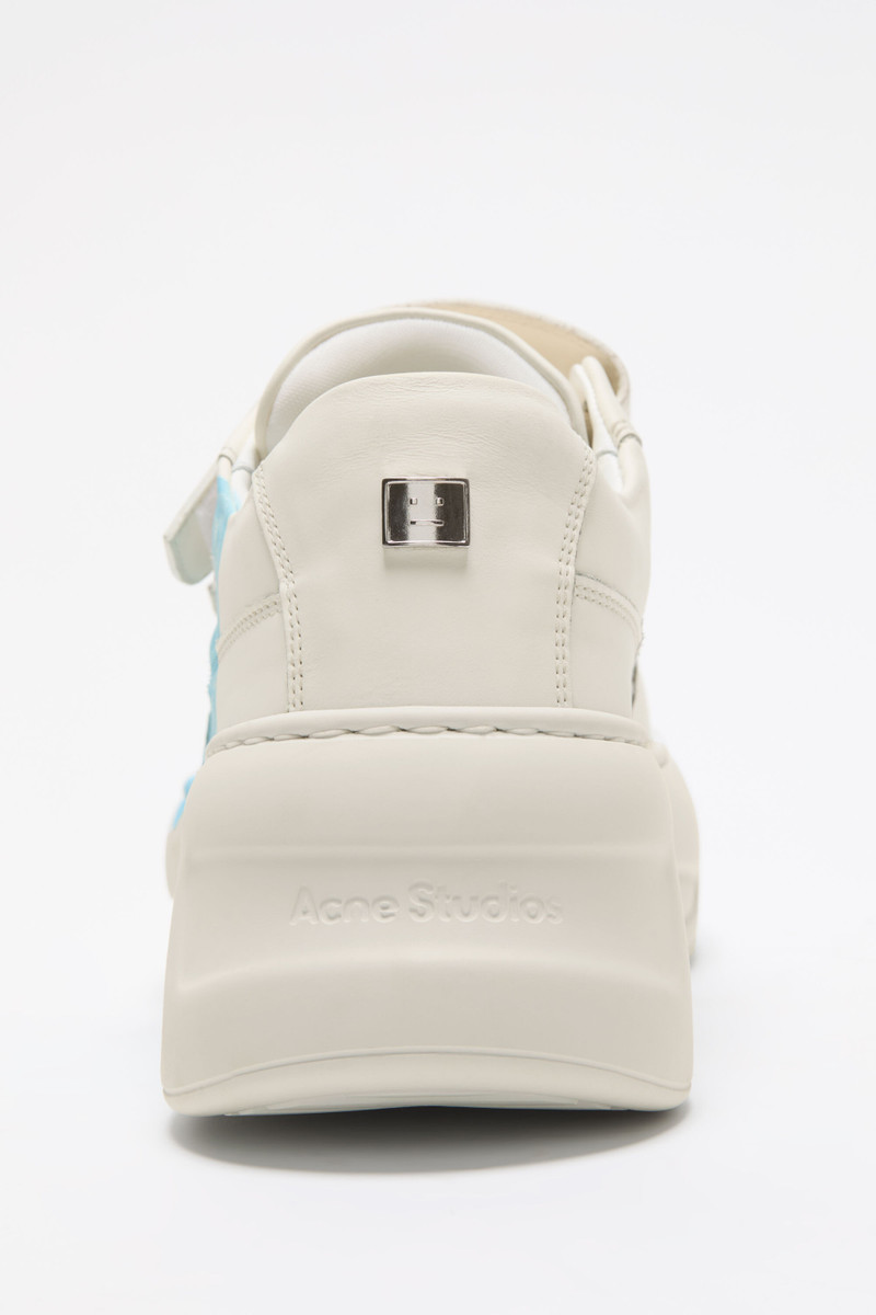 Velcro platform sneakers - Off white/off white 5