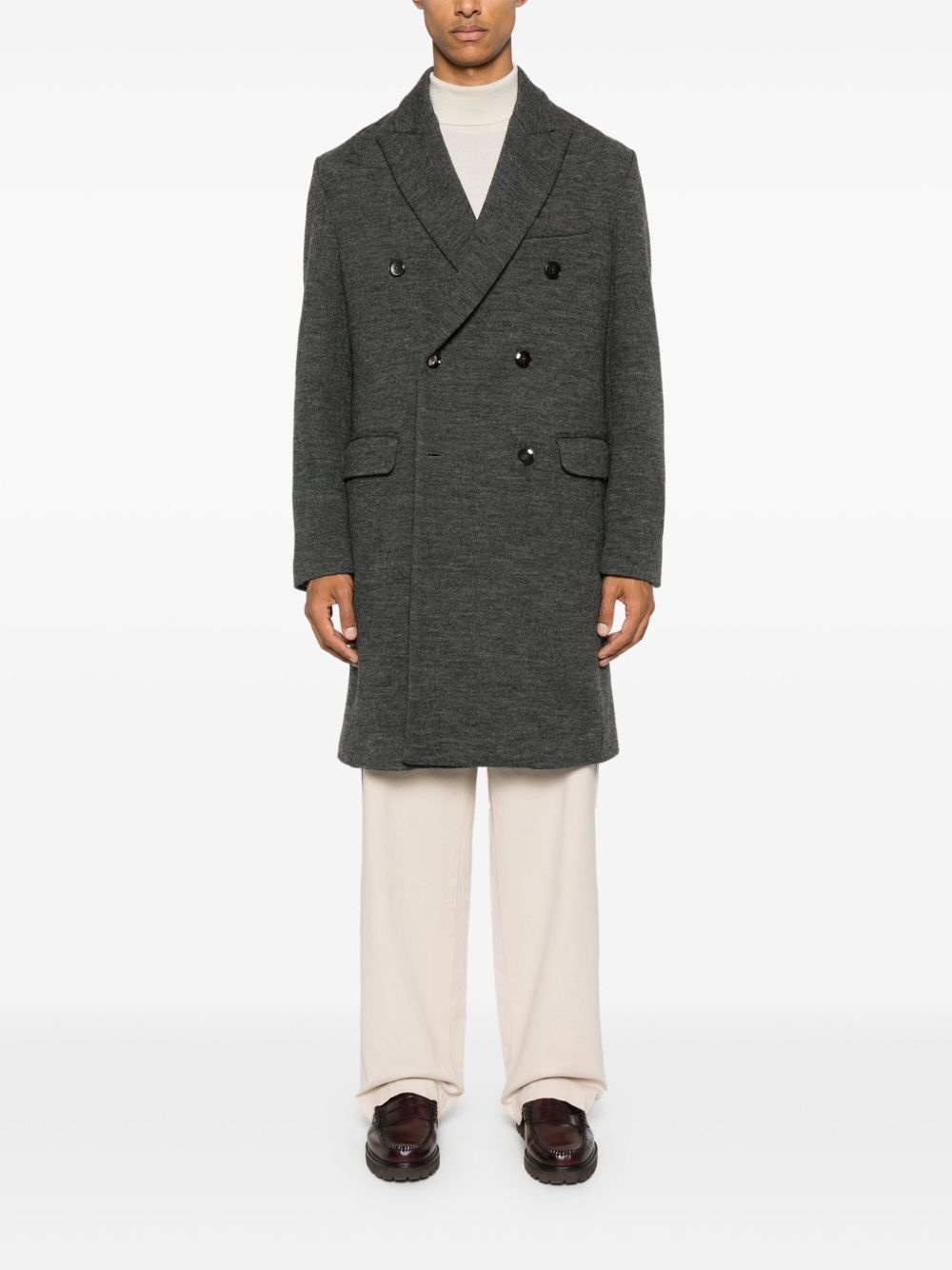ribbed coat - 2
