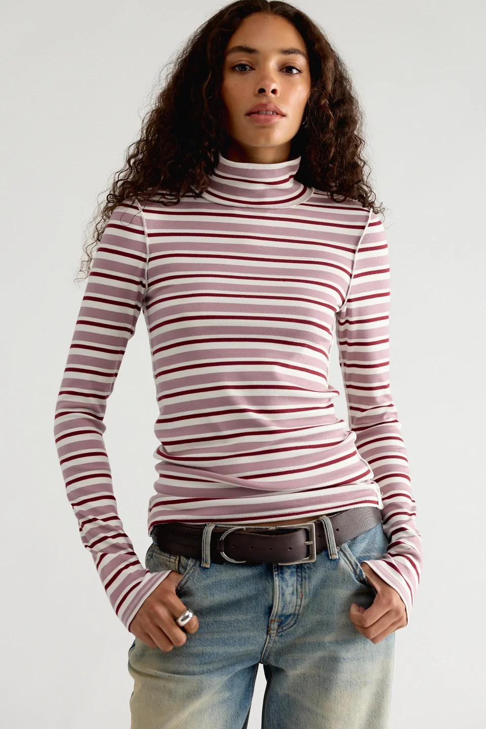 We The Free Good Good Stripe Turtleneck - 1