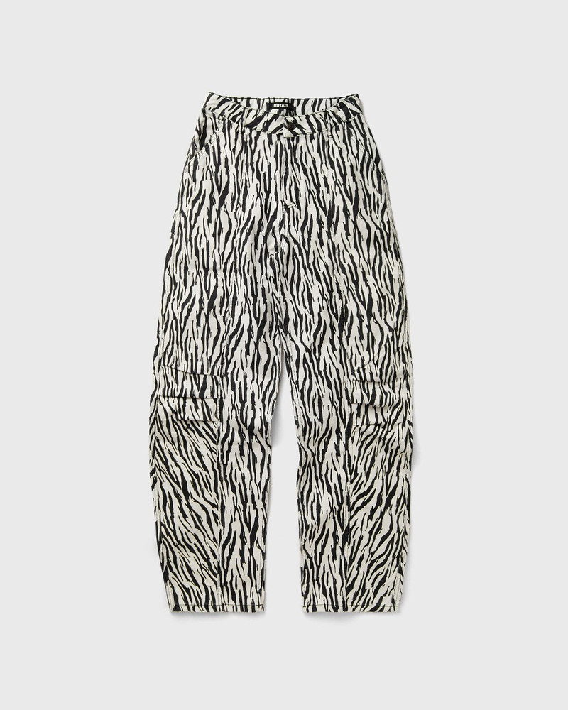 PRINTED TWILL CARGO PANTS 1