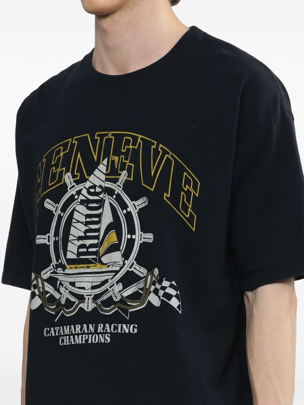Geneve Catamaran cotton T-shirt - 5