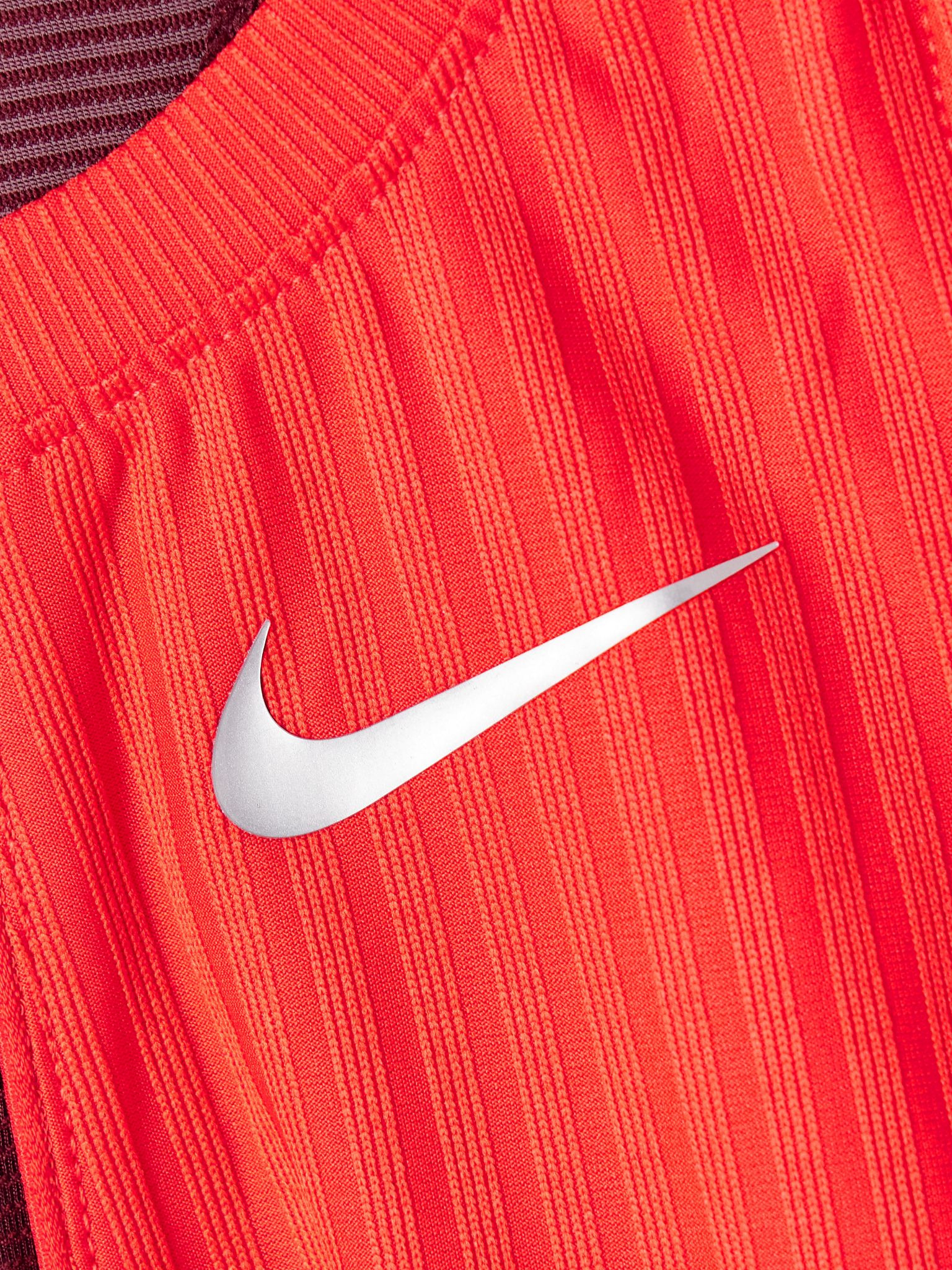 NikeCourt Slam cutout mesh-trimmed ribbed Dri-FIT tennis tank Red - 5