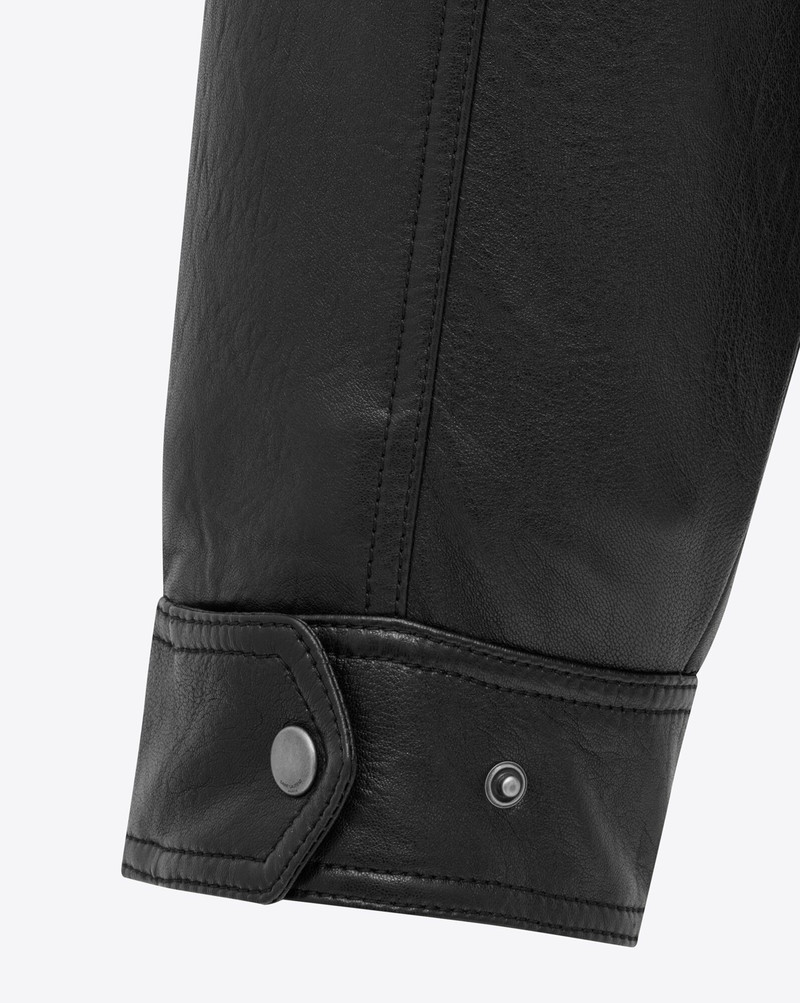 가죽 Blouson 재킷 4