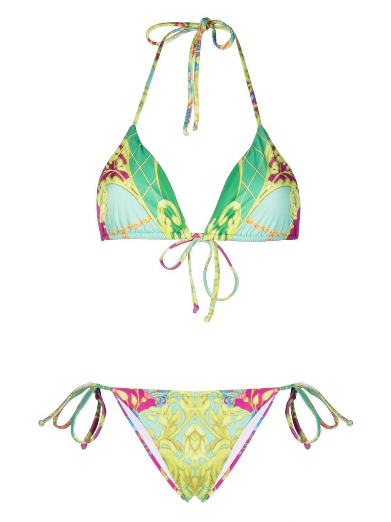 Baroque-print bikini 1