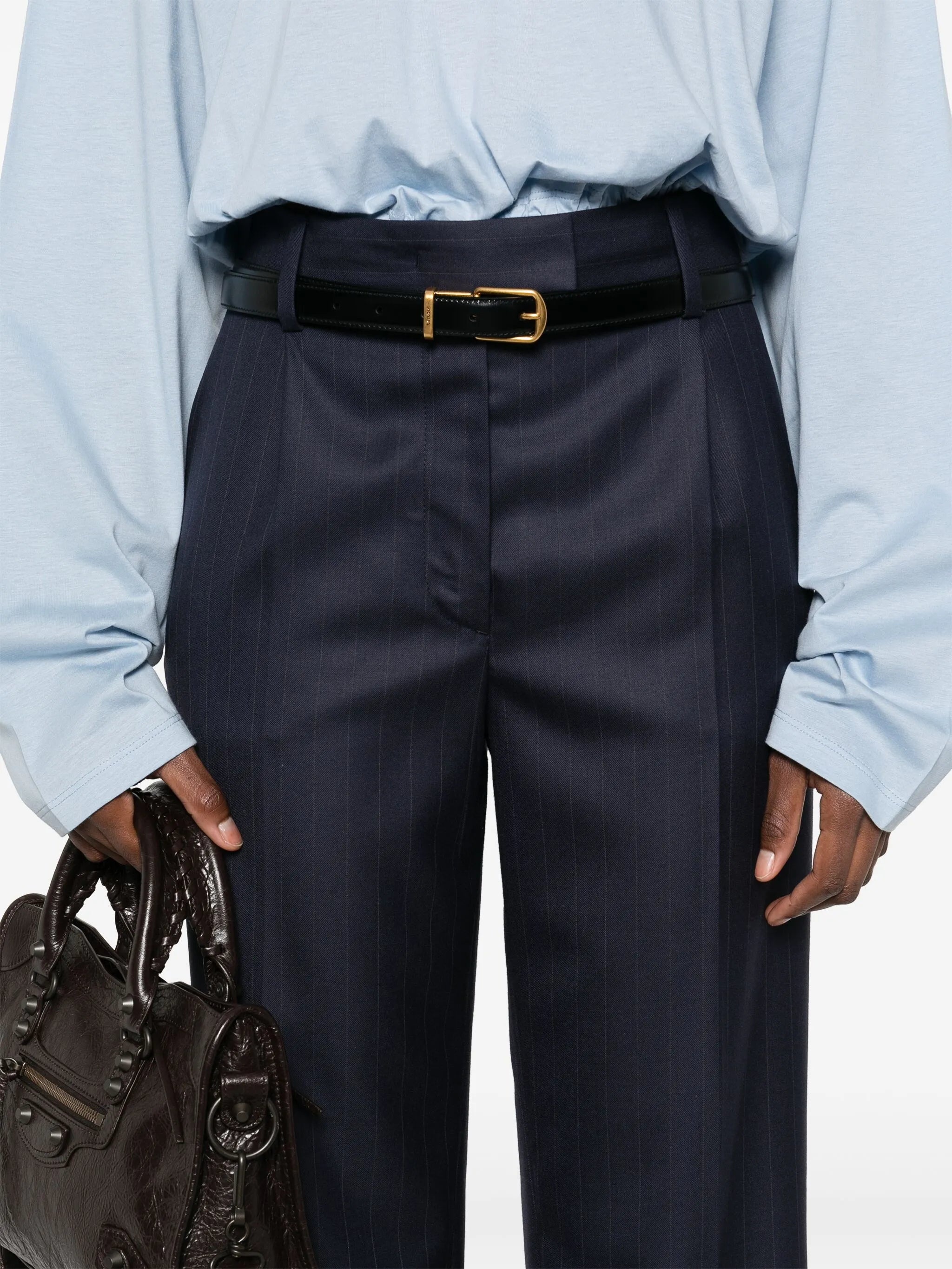 Pinstripe Trousers - 5
