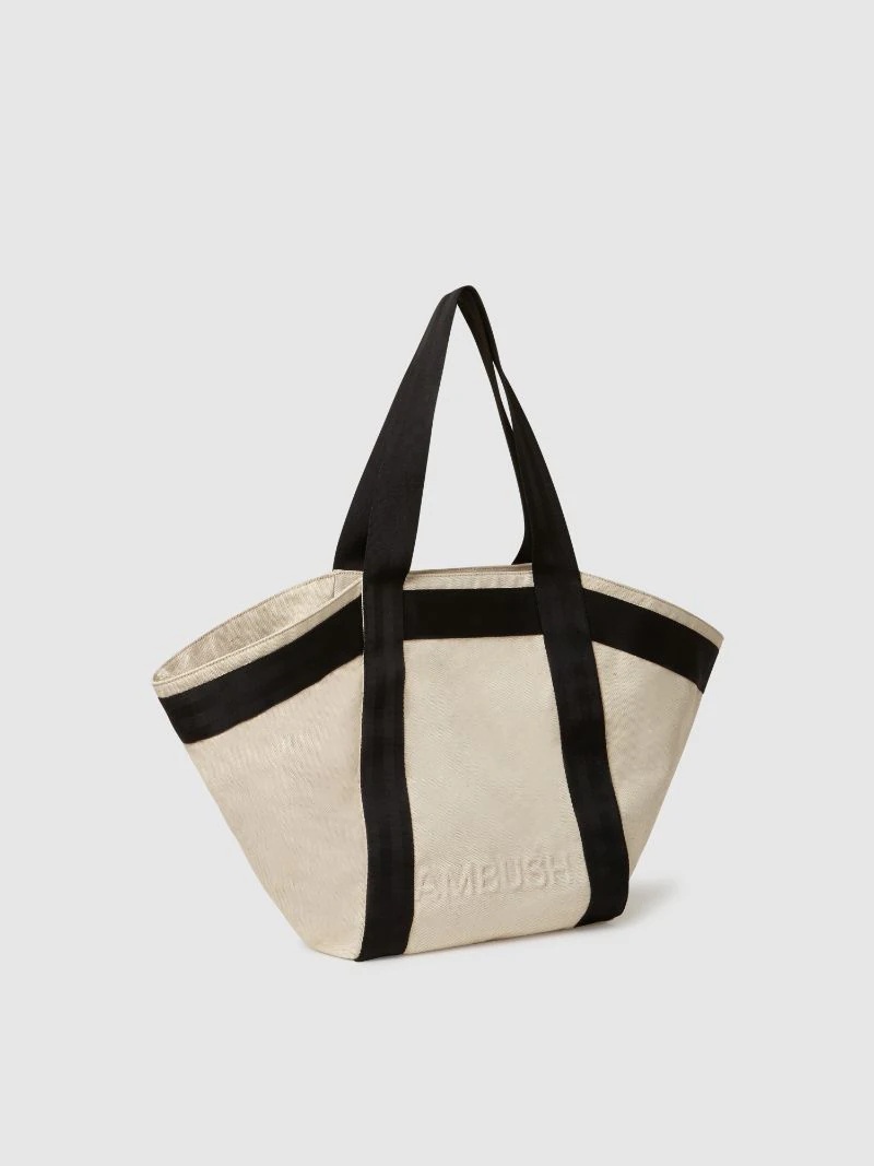 EMBOSS LOGO MEDIUM TOTE - 4