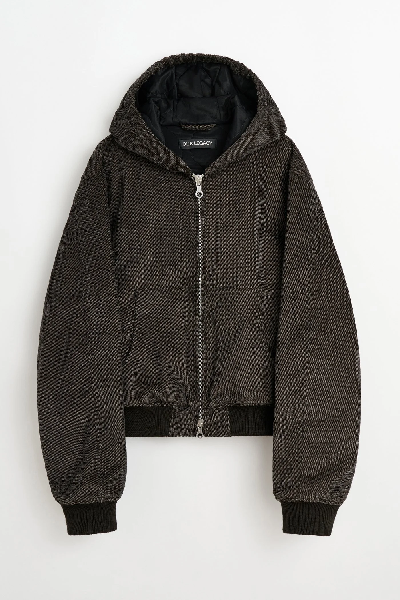 Bank Jacket Dark Brown Twill Cord - 1