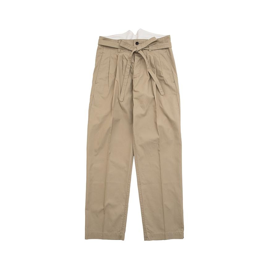 HAKAMA CHINO PANTS BEIGE - 1