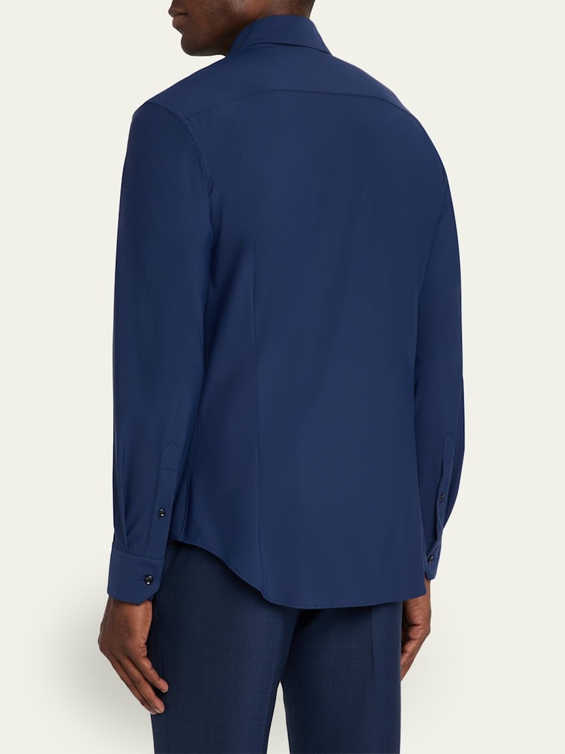 Men's Nylon-Stretch Slim Sport Shirt 3