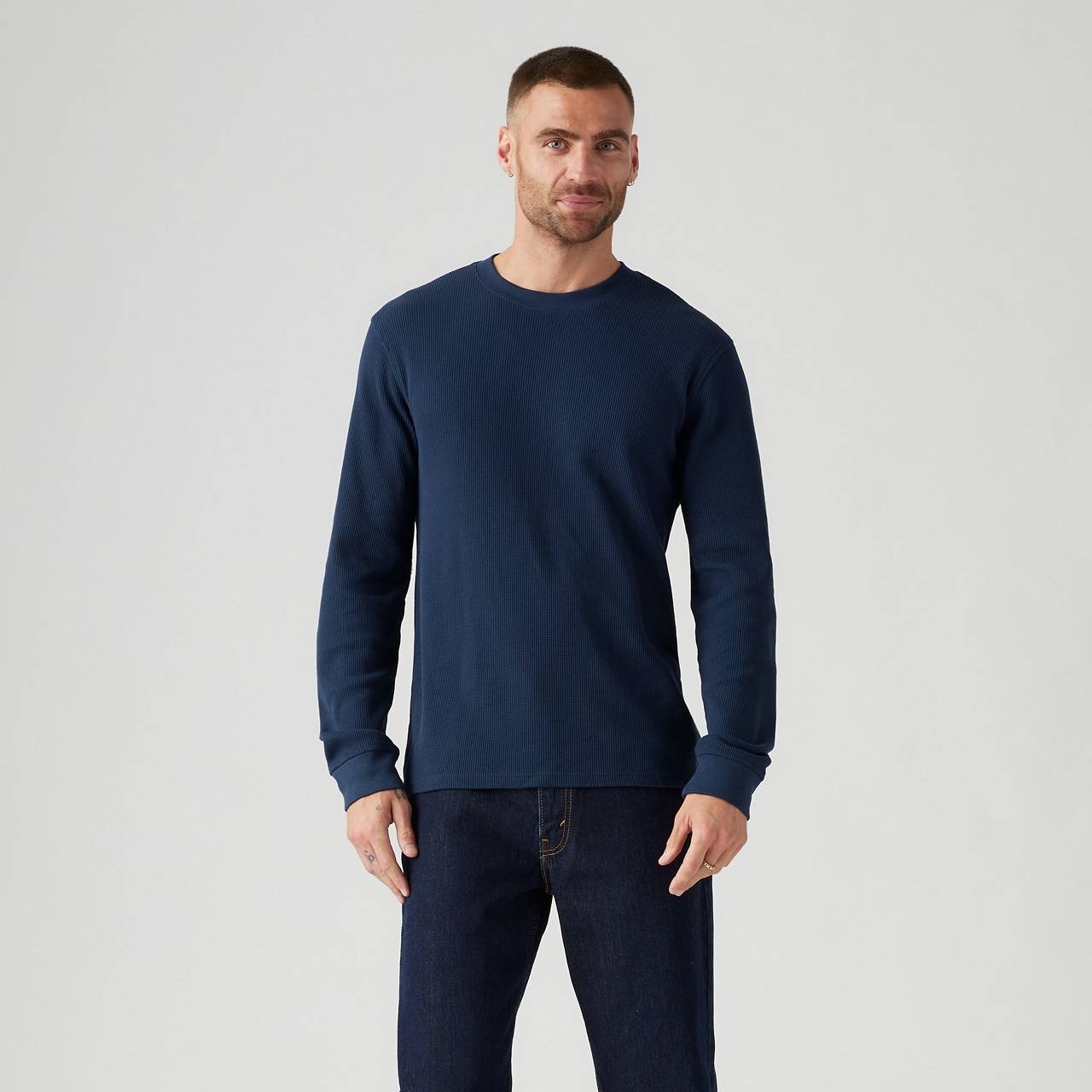 LONG SLEEVE STANDARD FIT THERMAL SHIRT - 2