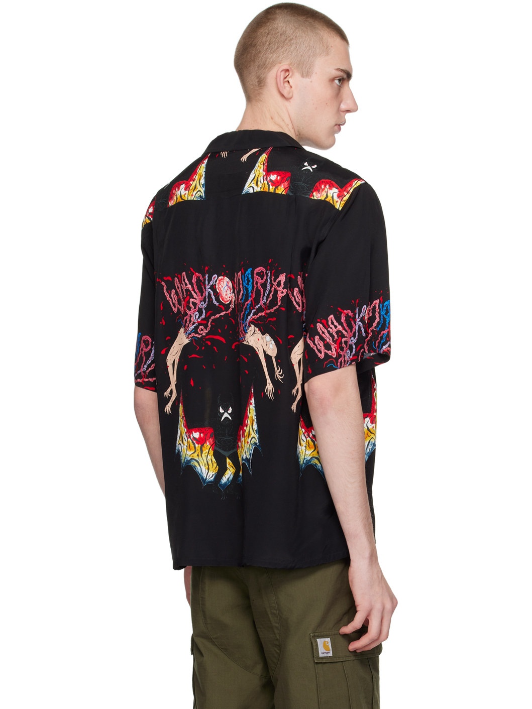 Black Printed Shirt - 3