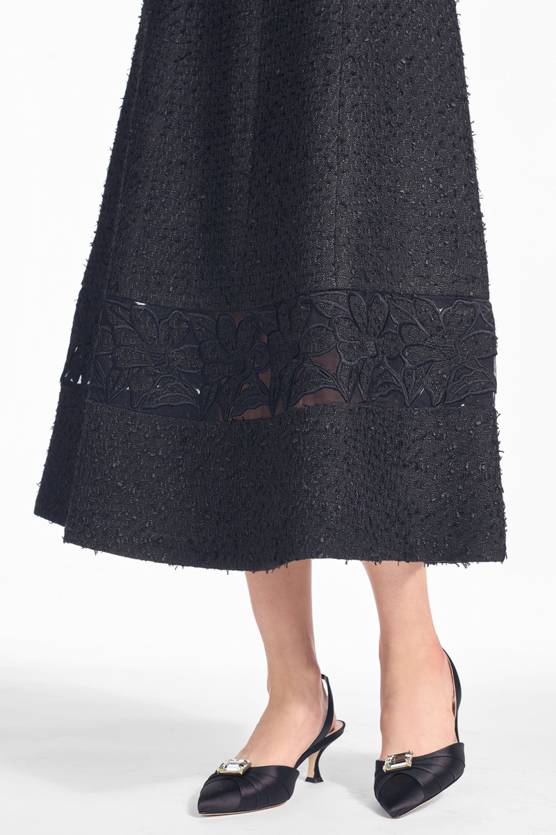MICHAELA DRESS - CARBON ROSES 6