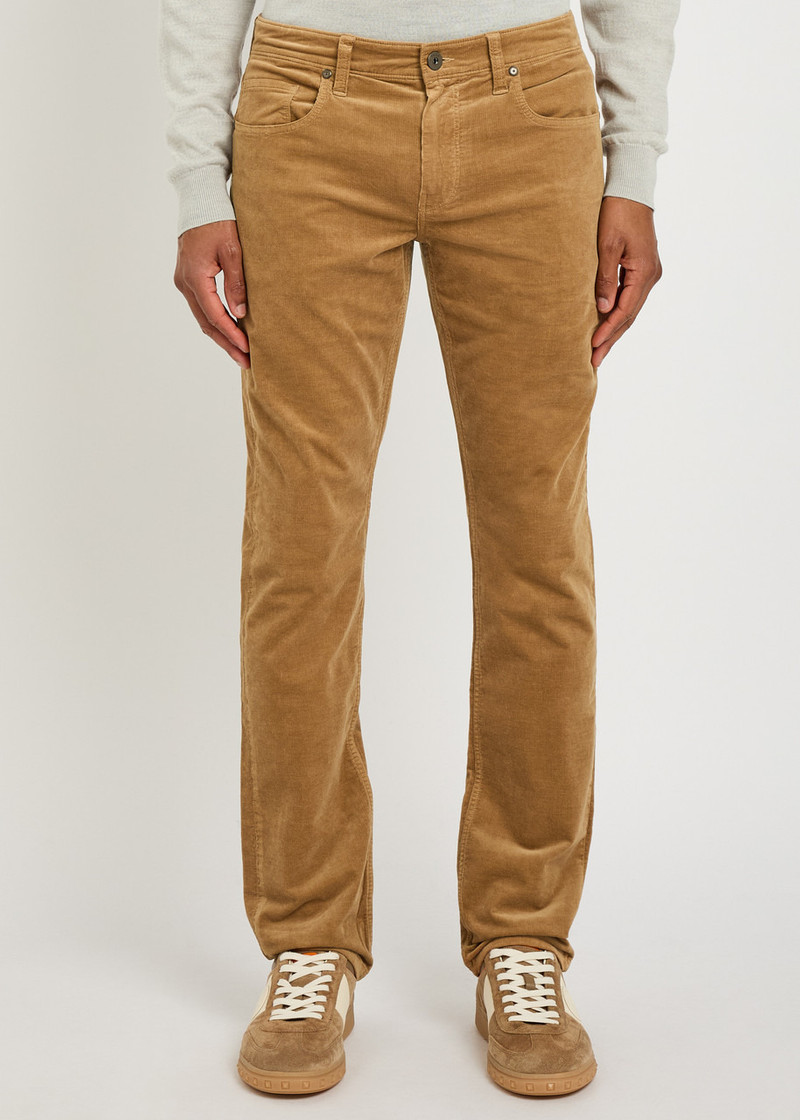 PAIGE Paige Federal Slim Straight-leg Corduory Trousers outlook