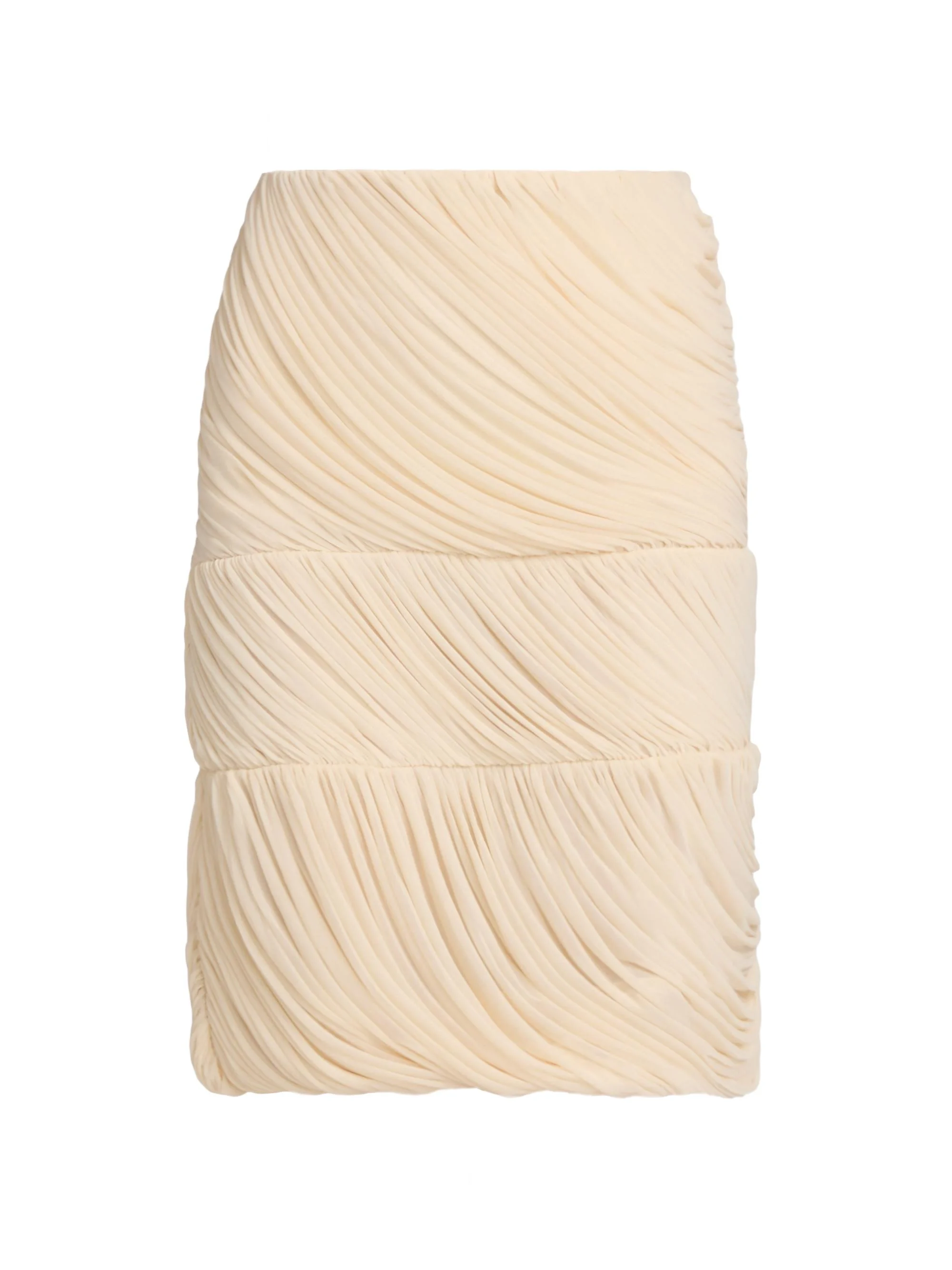 Women's Alory Draped Jersey Skirt - Ivory - 1