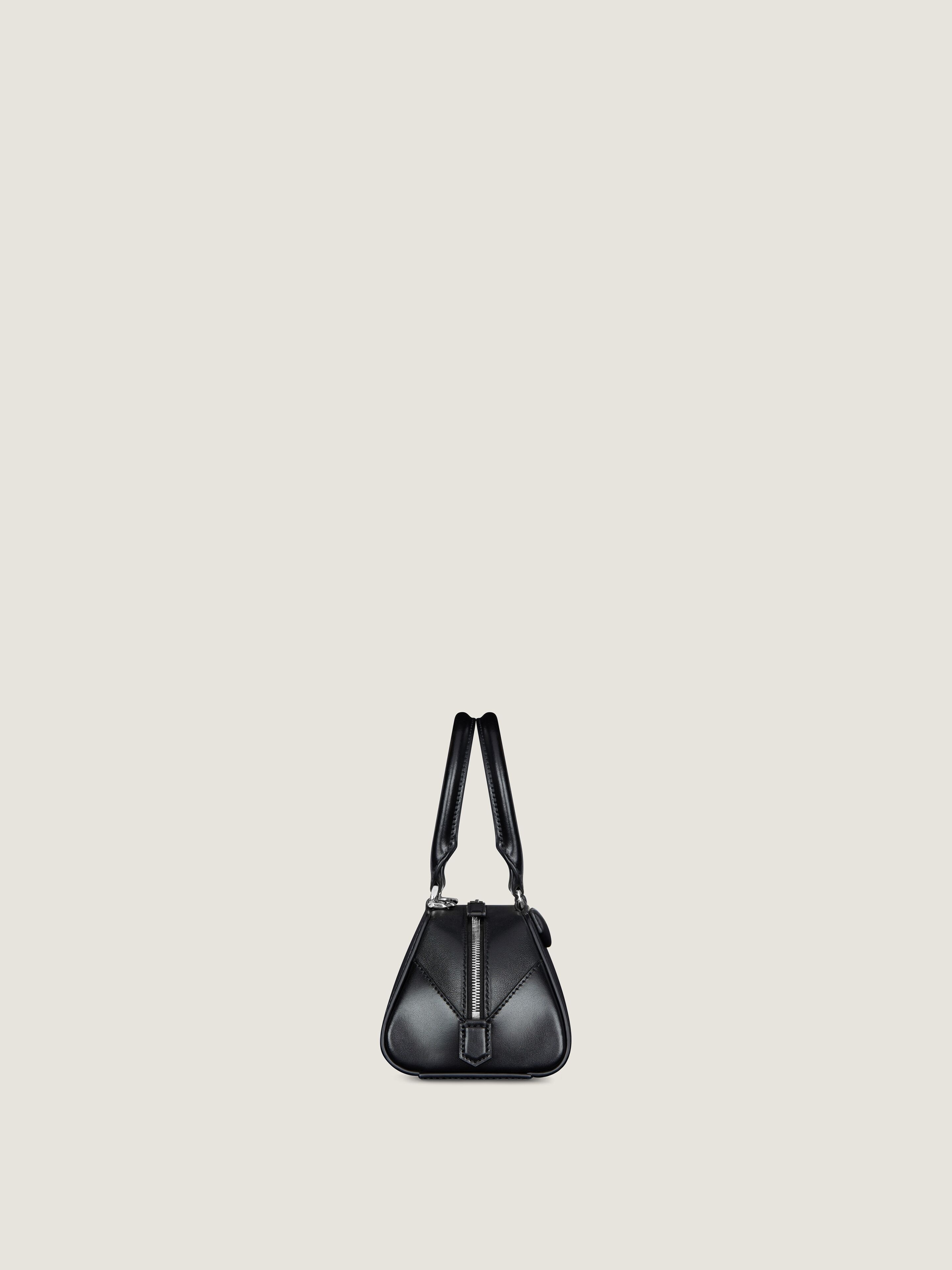 MINI ANTIGONA CUBE EAST-WEST BAG IN BOX LEATHER - 3