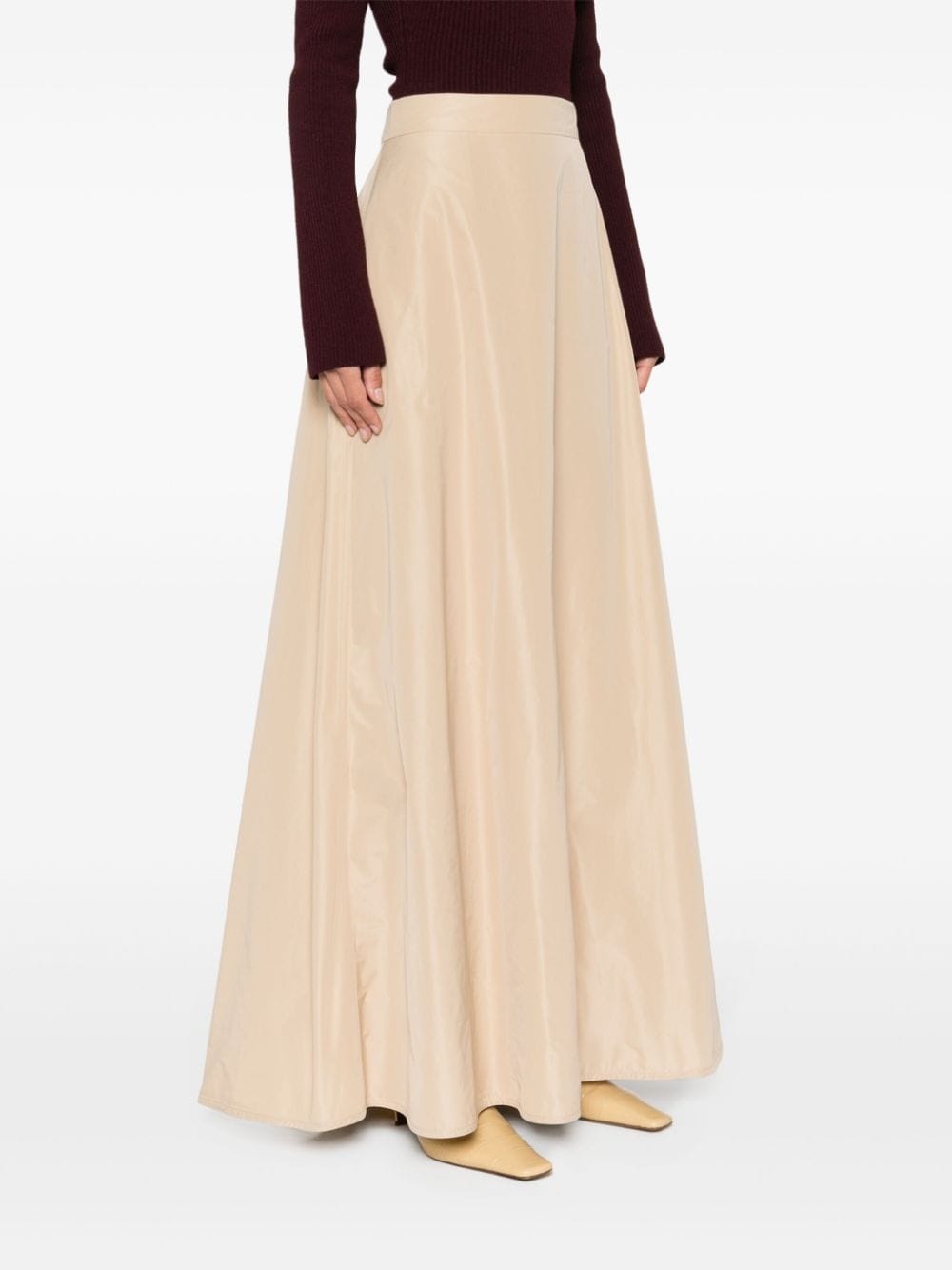 flared maxi skirt - 3