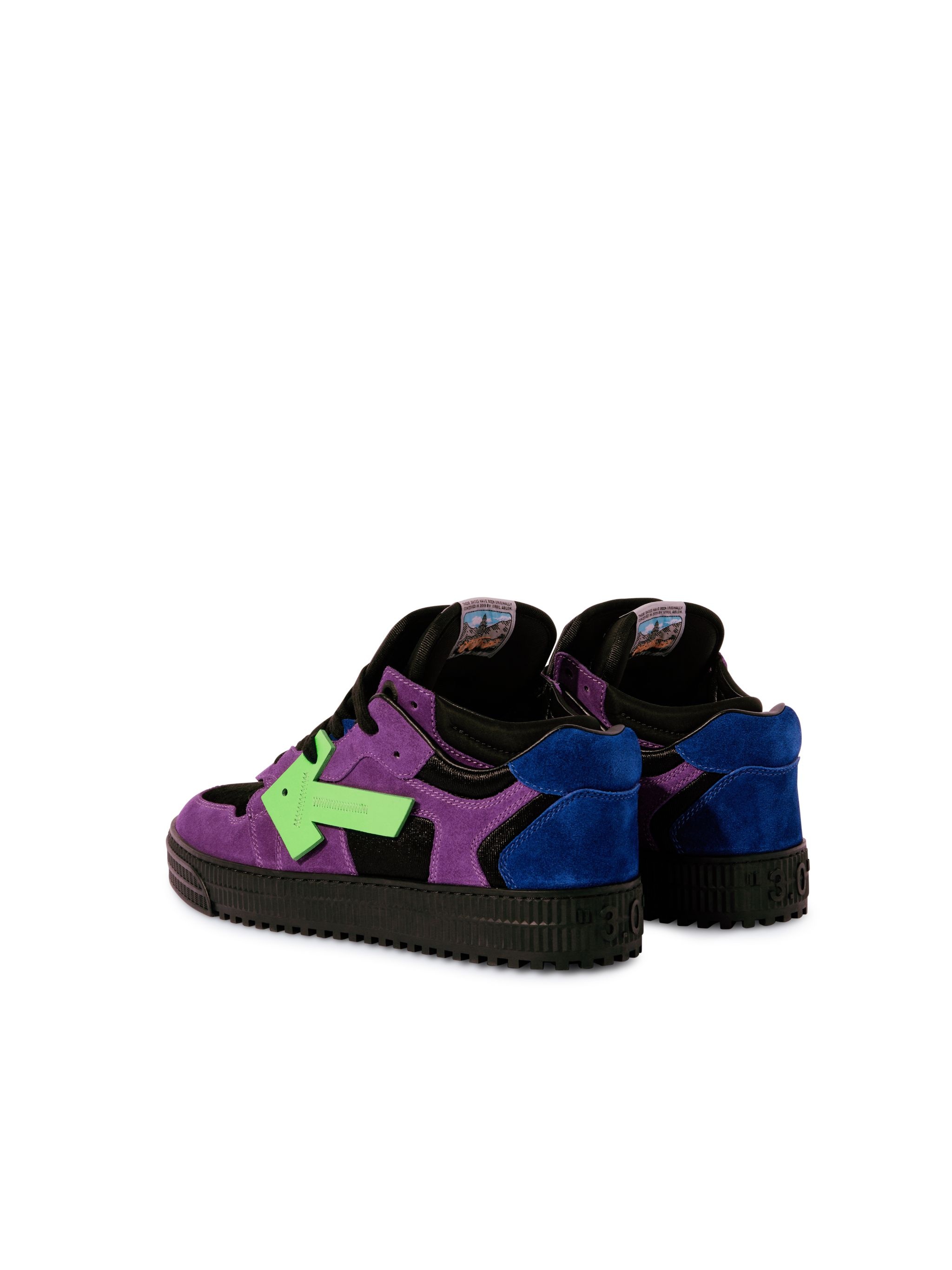 Dark Blue/lime Floating Arrow - 4