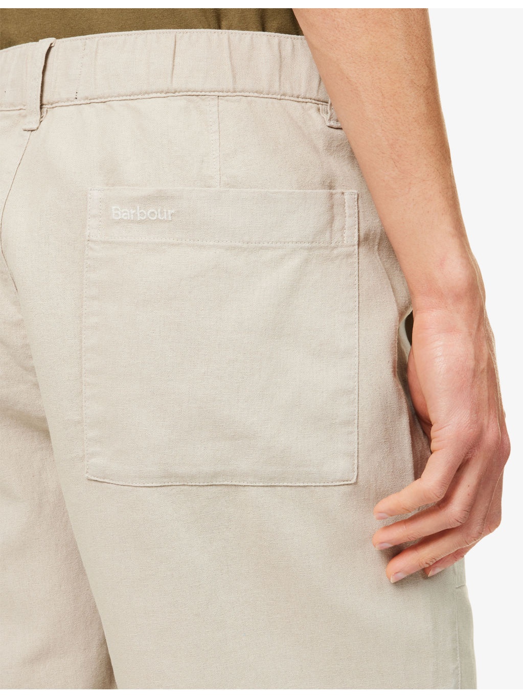 Patch-Pocket Relaxed-Fit Linen-Cotton Short - 6