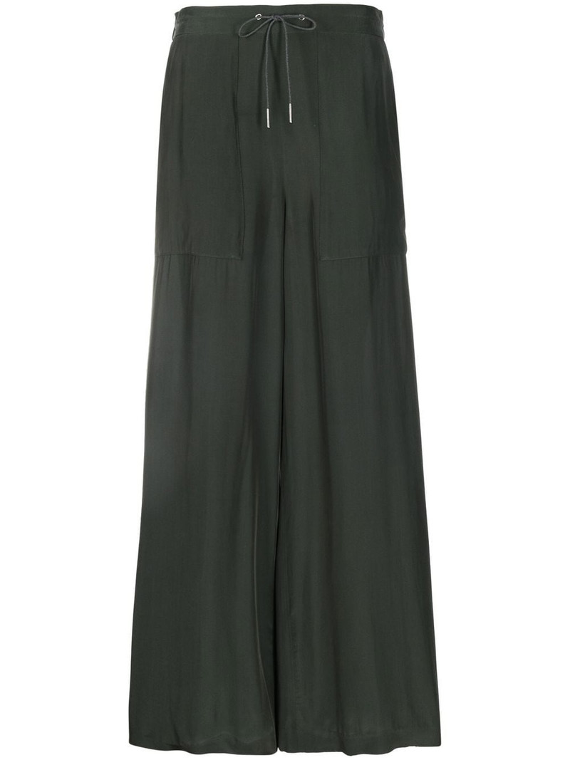 drawstring straight trousers 1