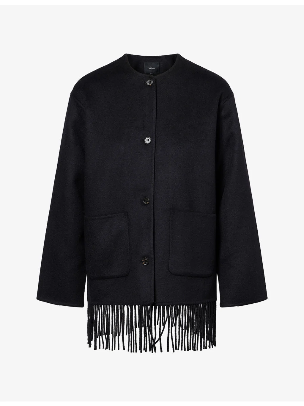 Tomoko Fringed Wool-Blend Jacket - 1