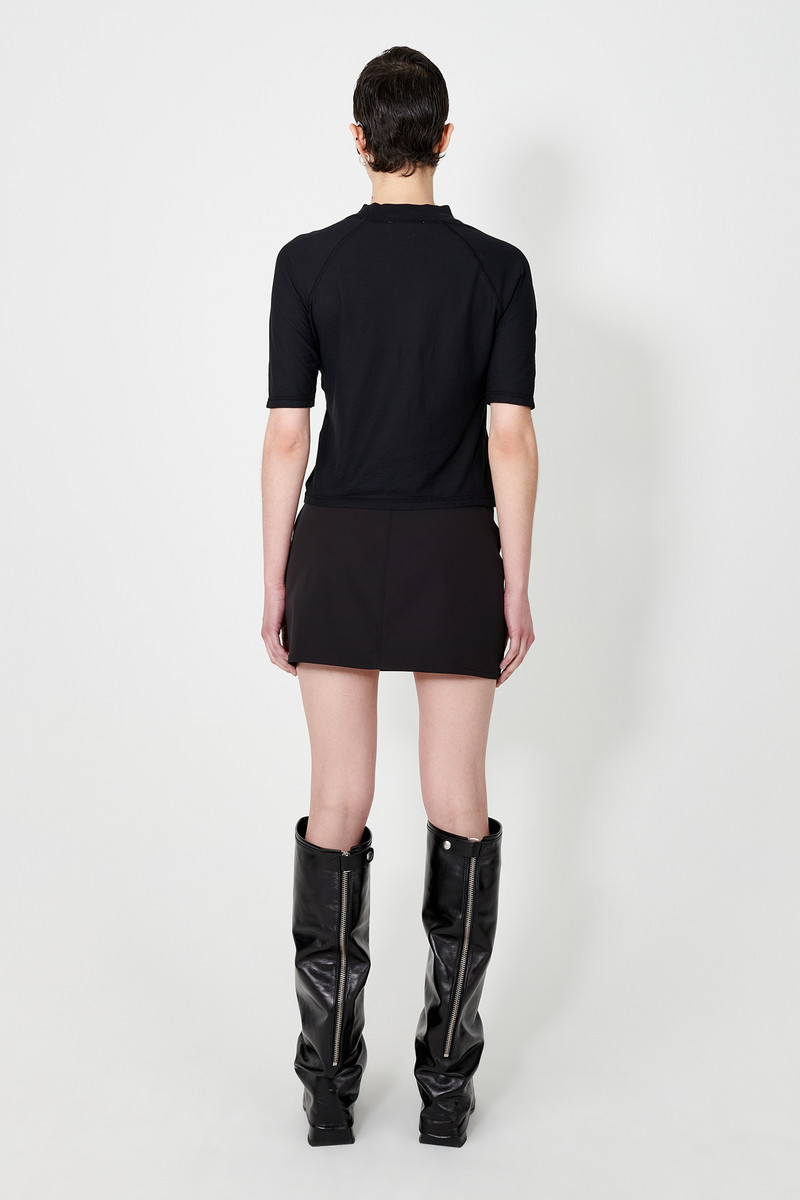 Raglan Turtle Top Black Dry Crepe 6